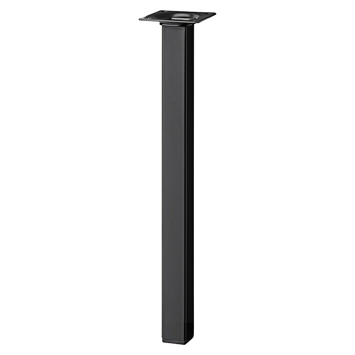 Dolle Meubelpoot Plix (l x b x h: 25 x 25 x 500 mm, Draagkracht: 30 kg, Staal, Zwart) | BAUHAUS