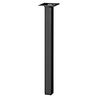 Dolle Meubelpoot Plix (l x b x h: 25 x 25 x 400 mm, Draagkracht: 30 kg, Staal, Zwart)