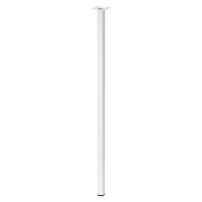 Dolle Meubelpoot Plix (l x b x h: 25 x 25 x 700 mm, Draagkracht: 30 kg, Staal, Wit) | BAUHAUS