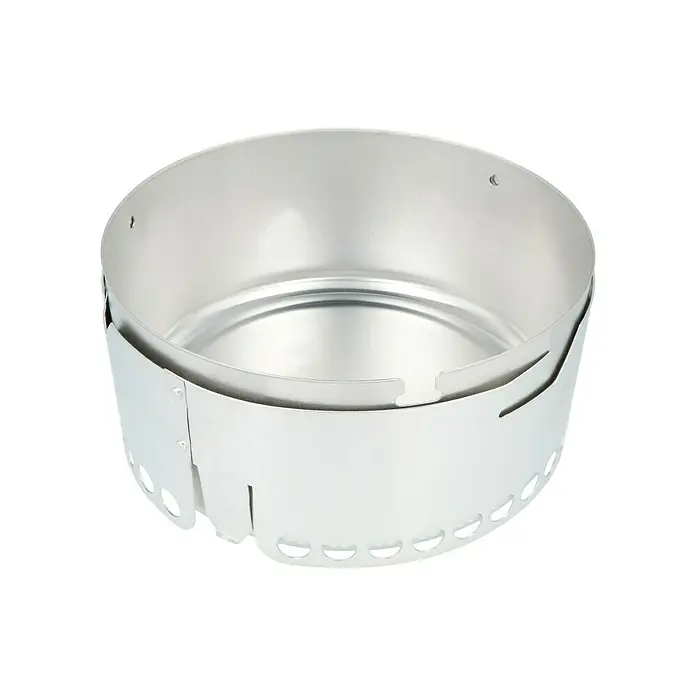 Aschebehälter - Passend für: Kingstone Kugelgrill Bullet 66 - Metall-Windschutz für Campingkocher, perfekt für Outdoor-Abenteuer und sicheres Kochen im Freien. Robust und leicht.