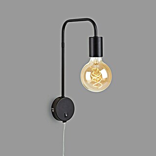 Briloner Led-wandlamp, rond Tusi (10 W, Zwart, Warm wit)