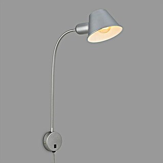 Briloner Led-wandlamp, rond Tusi (10 W, Zilver, Warm wit)