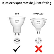 Philips Hue Smart-ledlamp 1 St. (GU10, Dimbaar, Meerkleurig, 400 lm, 4,2 W, 1 st.) | BAUHAUS