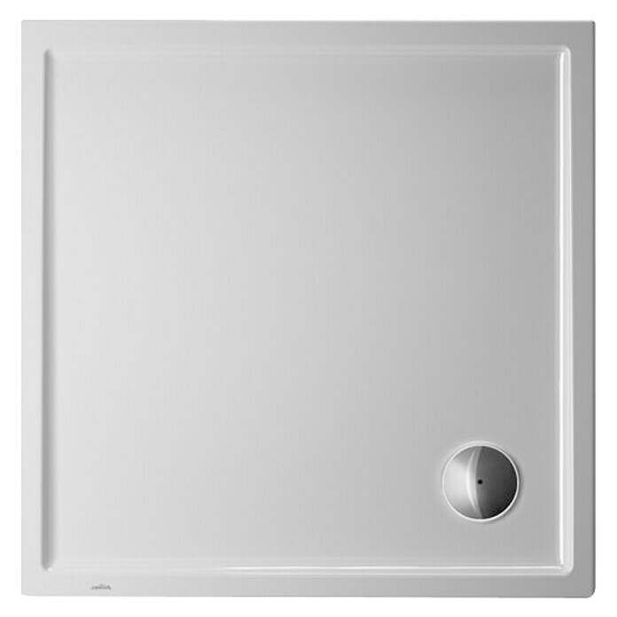 Duravit Duschwanne (80 x 80 cm, Mit Antirutsch-Oberfläche, Sanitäracryl, Weiß)
