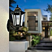 Panaled Vagg Aplique exterior (60 W, 28,3 x 22,4 x 42 cm, Negro, IP44, Ascendente) | BAUHAUS
