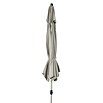 Doppler Expert Kurbelschirm Auto Tilt (Hellgrau, Durchmesser: 320 cm)