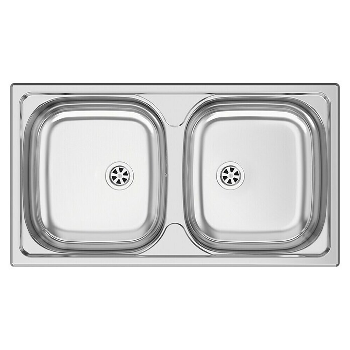 Rodi Fregadero encastrable Plena (45,3 x 78 cm, Acero inoxidable) | BAUHAUS