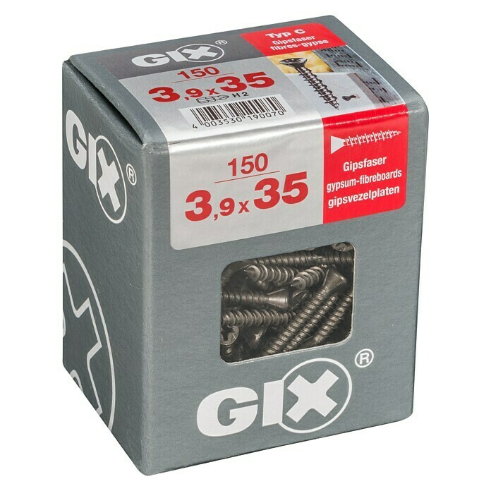 Spax Trockenbauschraube GIX C (Durchmesser: 3,9 mm, Länge: 35 mm, Senkkopf, 150 Stk.)