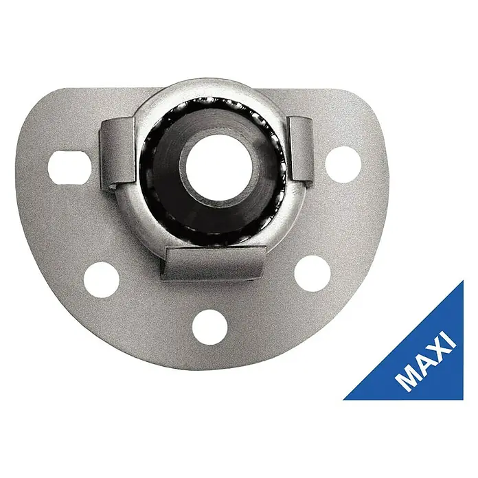 Schellenberg Wandlager MaxiDurchmesser Achtkantwelle: 60 mm - 70 mm - Nahaufnahme einer Lagerbuchse, einem wichtigen Maschinenelement zur Reduzierung der Reibung und Unterstützung rotierender Teile.