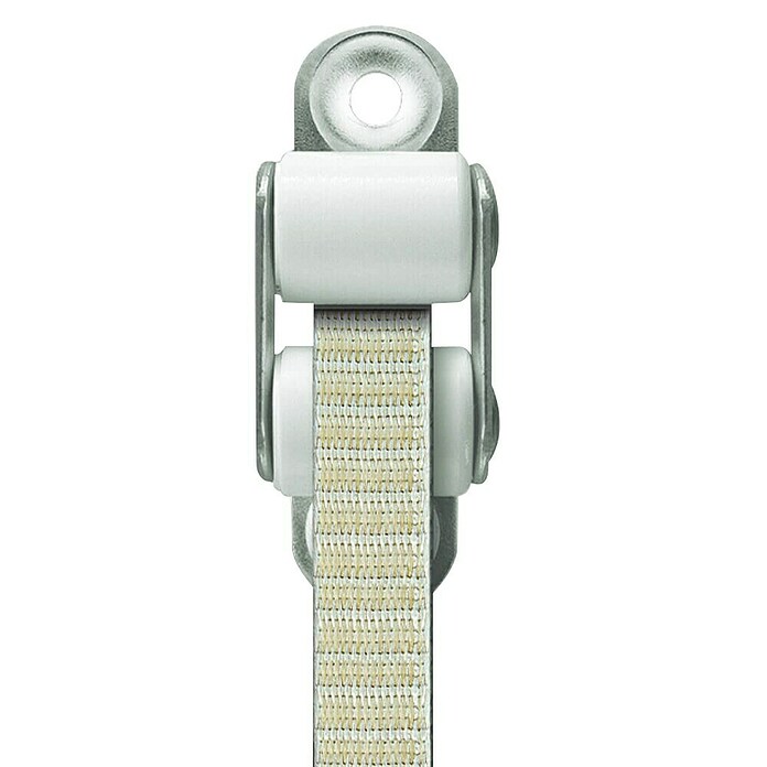 Schellenberg Doppelleiterrolle Standard (Gurtbreite: 14 mm, Geeignet für: Rollladen-Mini-Systeme, Weiß)