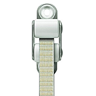 Schellenberg Gurtführung mit Doppelleiterrolle Standard Mini (Gurtbreite: 14 mm, Geeignet für: Rollladen-Mini-Systeme, Weiß)