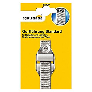 Schellenberg Gurtführung Standard (Gurtbreite: 18 mm - 23 mm, Geeignet für: Rollladen-Maxi-Systeme, Weiß)