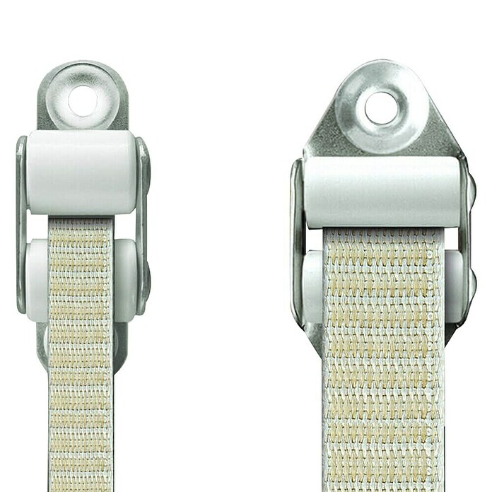 Schellenberg Doppelleiterrolle Standard (Gurtbreite: 23 mm, Geeignet für: Rollladen-Maxi-Systeme, Weiß)