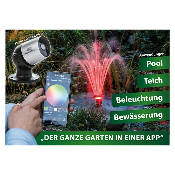Heissner WiFi-Schaltsteckdose (Schwarz, 3.680 W)