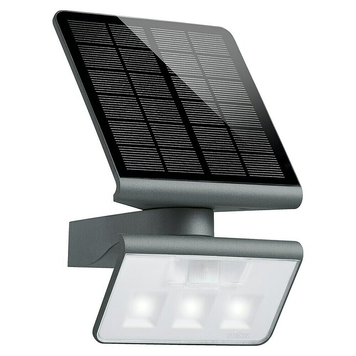 Steinel XSolar Solar-Außenwandleuchte L-S One (1,2 W, L x B x H: 187 x 189 x 298 mm, Anthrazit, IP44, 150 lm) | BAUHAUS