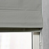 Raffrollo (80 x 180 cm, 70 % Baumwolle, 30 % Polyester, Grau)