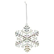 Christbaumschmuck Schneeflocke irisierend (Weiß, Kunststoff, 11 cm) | BAUHAUS