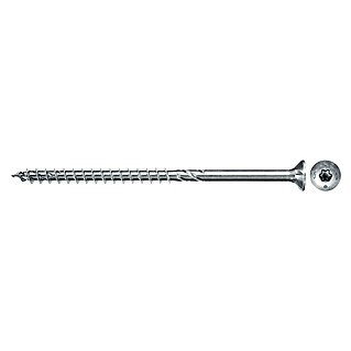 Fischer Spanplattenschraube VZ POWERFAST II SK TX TG (Ø x L: 5 x 80 mm, 100 Stk., Galvanisch verzinkt, TX für TORX-Antriebe)