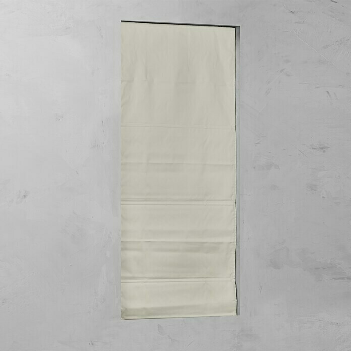 Raffrollo (60 x 180 cm, 70 % Baumwolle, 30 % Polyester, Leinen)