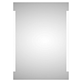 DSK LED-Lichtspiegel Chrystal Stripe (50 x 70 cm, Mit Kippschalter)