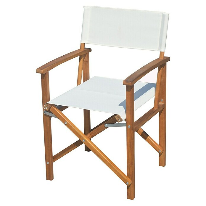 Sunfun Balkonmöbel-Set Diana (3 -tlg., Akazie/Textilen, Naturbraun/Hellgrau) | BAUHAUS