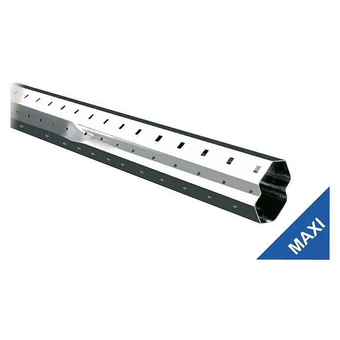 Schellenberg Eje octogonal telescópico - 60 mm x 1,5 m - La imagen muestra el perfil MAXI, un elemento clave para construcciones robustas y duraderas en la construcción. Ideal para aplicaciones versátiles.
