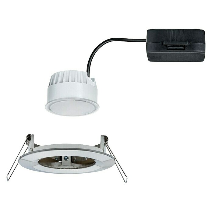 Paulmann LED-Einbauleuchte (6,5 W, Eisen gebürstet, Durchmesser: 7,8 cm)