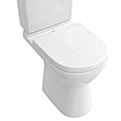 Villeroy & Boch O.novo Vita Spülrandloses Stand-WC für Kombination (Ohne Beschichtung, Tiefspüler, Abgang: Waagerecht, Weiß)