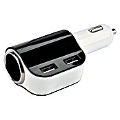 Cartrend USB-Kfz-Ladegerät Steckdose (Farbe: Schwarz/Weiß, Stromstärke: 3.100 mA)