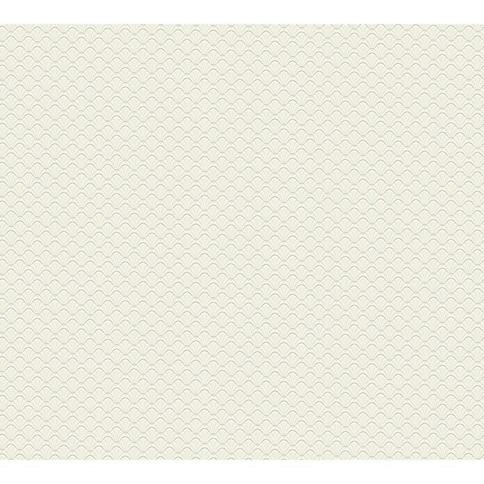 AS Creation Trendwall Vliestapete (Weiß, Grafisch, 10,05 x 0,53 m)