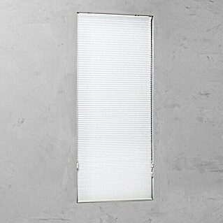 Plissee Tageslicht (B x H: 90 x 175 cm, Weiß)