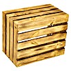 Holzregal Johanna (B x H: 40 x 30 cm, Holz, Braun)