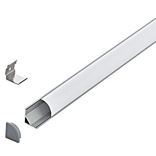 Eglo Profil Corner Profile 1 (100 x 1,6 x 1,6 cm, Aluminium, Aluminium)