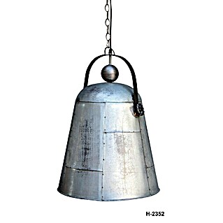 Tween Light Lámpara colgante redonda Levanto (60 W, Ø x Al: 42,3 x 65,1 cm, Plateado, E27)