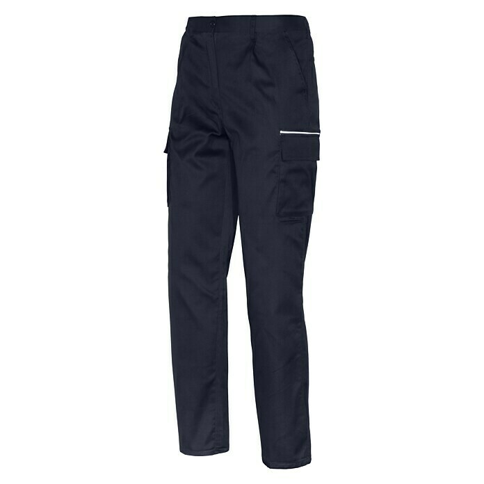 Industrial Starter Pantalones de trabajo Euromix (XS, Azul, 65% poliéster y 35% algodón)