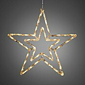 Konstsmide LED-Weihnachtsleuchte Doppelstern (Außen, 48-flammig, Durchmesser: 58 cm, Warmweiß)