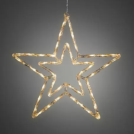 Konstsmide  LED-Weihnachtsdekoleuchte Doppelstern
