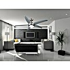 Proklima Deckenventilator Fabiola (132 cm, Silber, 80 W)