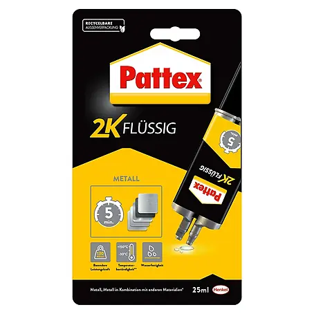 Pattex Kraft-Mix 2-Komponenten-Kleber Komponentenkleber Metall