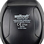 Wolfcraft Gehoorbescherming (Zwart/Groen, l x b x h: 50 x 110 x 160 mm) | BAUHAUS