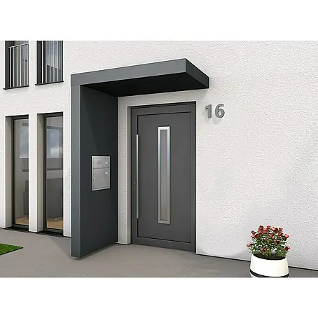 Gutta  Rechteckvordach BS Plus 160 UP ST BK FUKA
