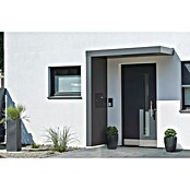 Gutta Rechteckvordach BS Plus 200 UP ST BK (200 x 90 x 15,5 cm, Seitenteil links, Briefkasten Anthrazit) | BAUHAUS