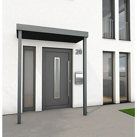 Gutta  Rechteckvordach BS Plus 200 UP 2 PF