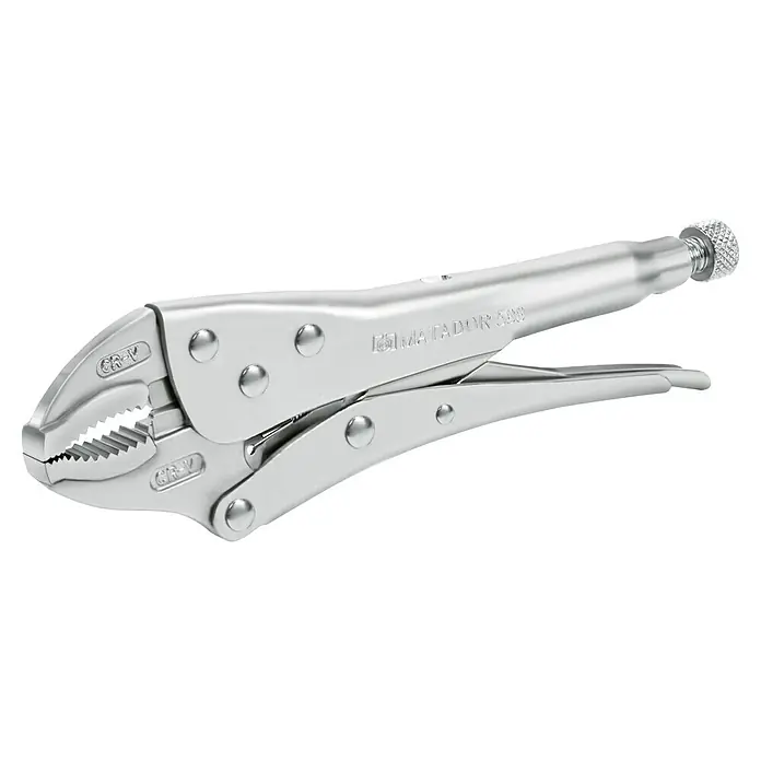 Matador Gripzange 10 - 250 mm - Bild einer verstellbaren Matador Gripzange aus Chrom-Vanadium-Stahl, ideal für vielfältige Spann- und Haltearbeiten in Werkstätten.