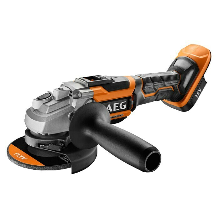 AEG Powertools Akku-Winkelschleifer BEWS18-125BL-018 V, Ohne Akku, Durchmesser Scheibe: 125 mm, Leerlaufdrehzahl: 0 U/min - 11.000 U/min Front View