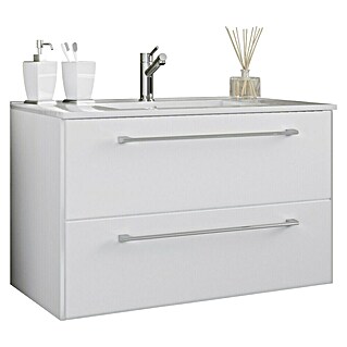 VCM Badinos Badmöbel-Set (61 cm, Weiß, 2 -tlg.)