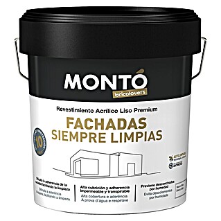 Montó Bricolovers Pintura para fachadas Siempre Limpias (Blanco, 15 l, Mate)