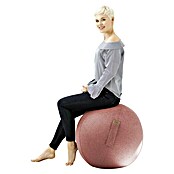 Sitting Ball Gymnastikball Felt (Lachs, Durchmesser: 65 cm, Material Bezug: 100 % Polyester)