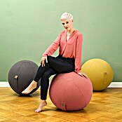 Sitting Ball Gymnastikball Felt (Anthrazit, Durchmesser: 65 cm, Material Bezug: 100 % Polyester)