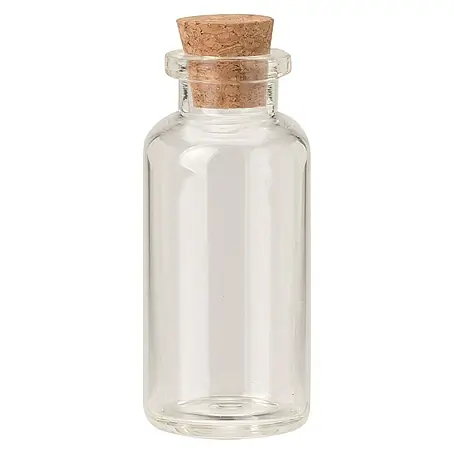 Glorex  Glasflasche mit Korken